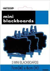 3 Pack Lime Green Mini Blackboards - 7cm x 8cm