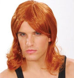 Load image into Gallery viewer, Mens Ginger Glam Mullet Wig - The Base Warehouse

