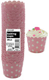 Load image into Gallery viewer, 25 Pack Lovely Pink Dots Paper Baking Cups
