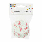 Load image into Gallery viewer, 40 Pack Flamingo Cupcake Cups - 5.5cm x 3cm
