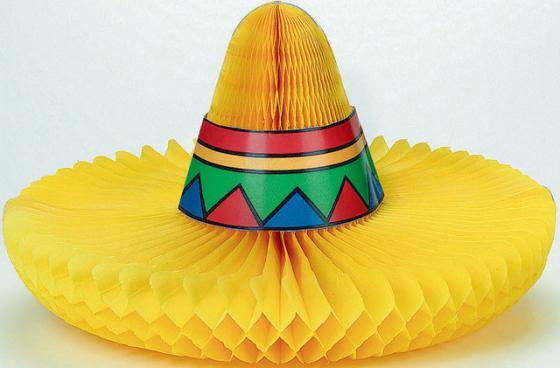 Sombrero Honeycomb Centrepiece - 25.4cm