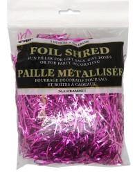 Hot Pink Foil Shred - The Base Warehouse