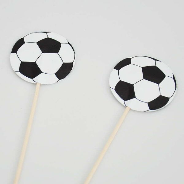 8 Pack Soccer Picks - 10cm