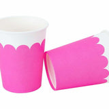 Load image into Gallery viewer, 8 Pack Pink Paper Cups - 250ml
