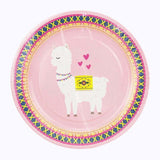 Load image into Gallery viewer, 8 Pack Alpaca Paper Plate - 23cm
