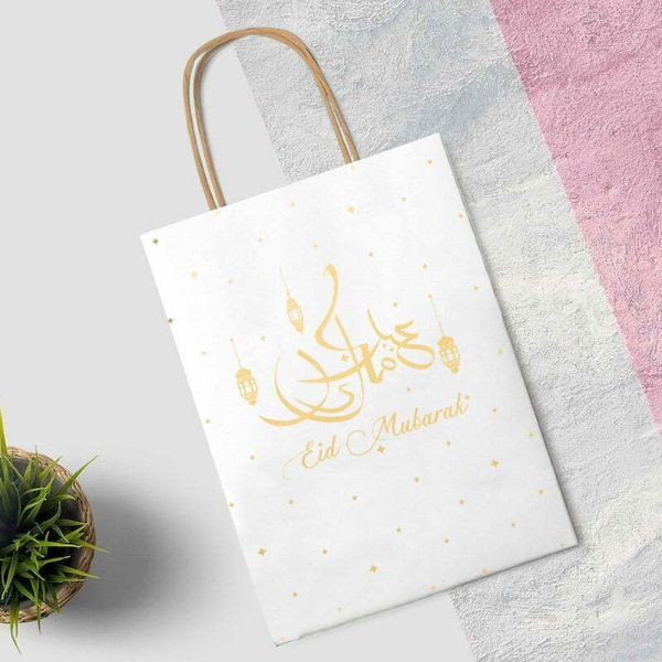 Eid Mubarak Paper Gift Bag - 25cm x 33cm x 13cm