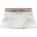 Load image into Gallery viewer, Scattered Rose Gold glitter table runner
