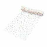 Load image into Gallery viewer, Scattered Rose Gold glitter table runner
