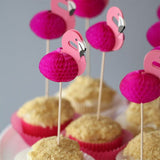 Load image into Gallery viewer, 10 Pack Flamingo Picks - 15cm
