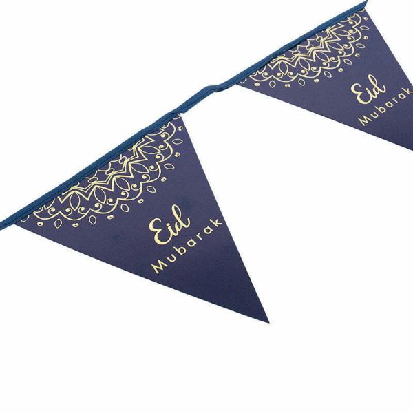 Eid Mubarak Paper Bunting - 16cm x 18cm x 300cm