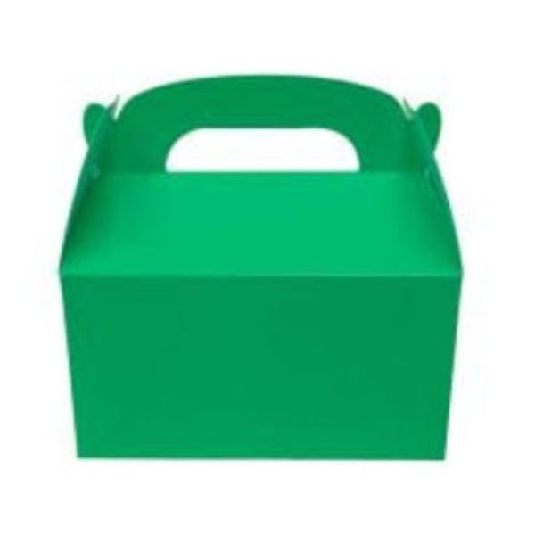 6 Pack Green Treat Box - 15cm x 9cm