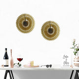 Load image into Gallery viewer, Gold Honeycomb Fan - 40cm
