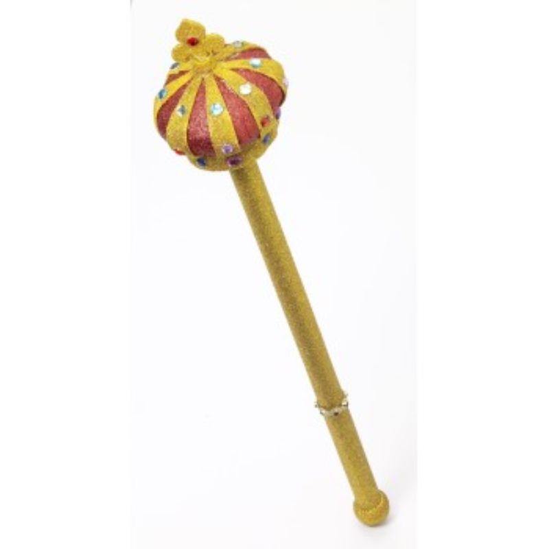 Royal Scepter with Gold Glitter - The Base Warehouse