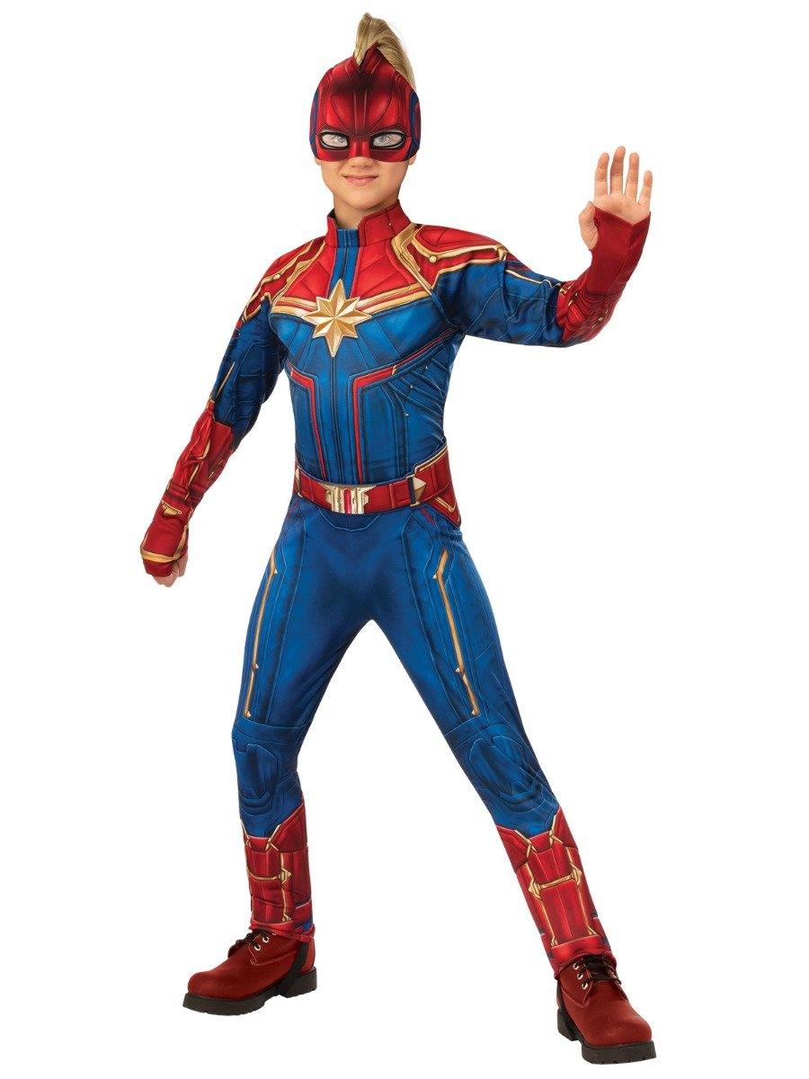 Captain Marvel Deluxe Hero Suit - Medium - The Base Warehouse