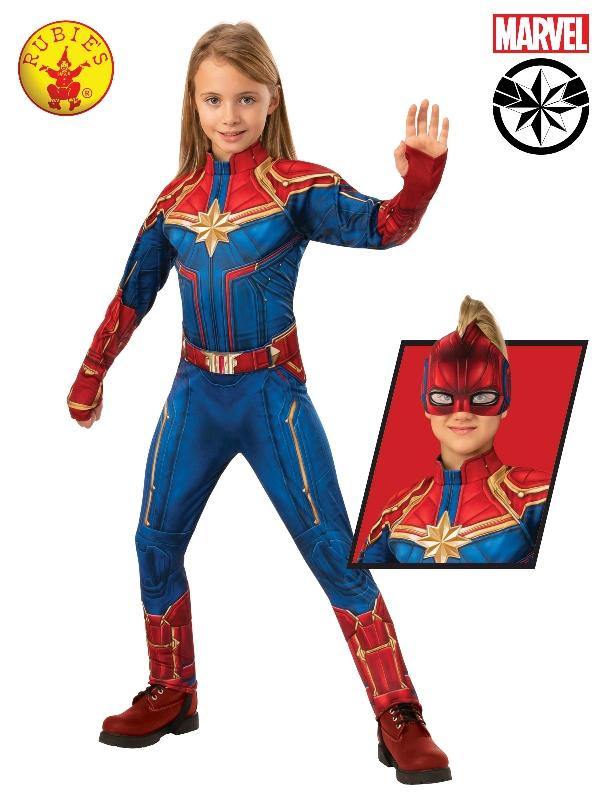 Captain Marvel Deluxe Hero Suit - Small - The Base Warehouse