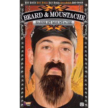 Biker Beard & Moustache - The Base Warehouse