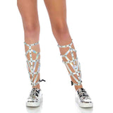 Load image into Gallery viewer, Iridescent Studded Shin Guards - OS
