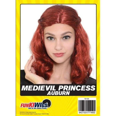 Womens Auburn Medievil Princess Wig - The Base Warehouse
