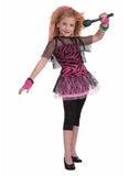 Load image into Gallery viewer, Girls 80s Rock Star Costume - Medium - The Base Warehouse
