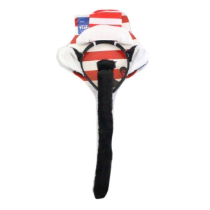 Adult Cat In The Hat Set - Headband and Tail - The Base Warehouse