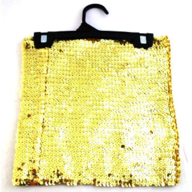 Adults Gold Sequin Top - The Base Warehouse