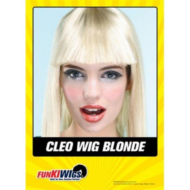 Womens Blonde Cleo Wig - The Base Warehouse