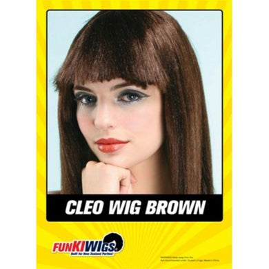 Womens Brown Cleo Wig - The Base Warehouse