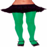 Load image into Gallery viewer, Kelly Green Nylon Tights - OS - The Base Warehouse
