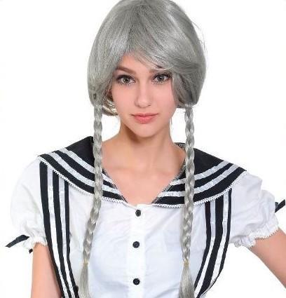 Silver Sailor Girl Wig - The Base Warehouse