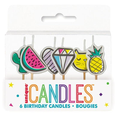 6 Pack Favourite Things Pick Candles - The Base Warehouse