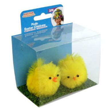 2 Pack Extra Large Easter Chickens - The Base Warehouse