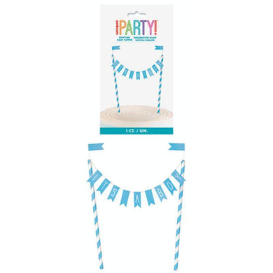 Its a Boy Bunting Cake Topper - The Base Warehouse