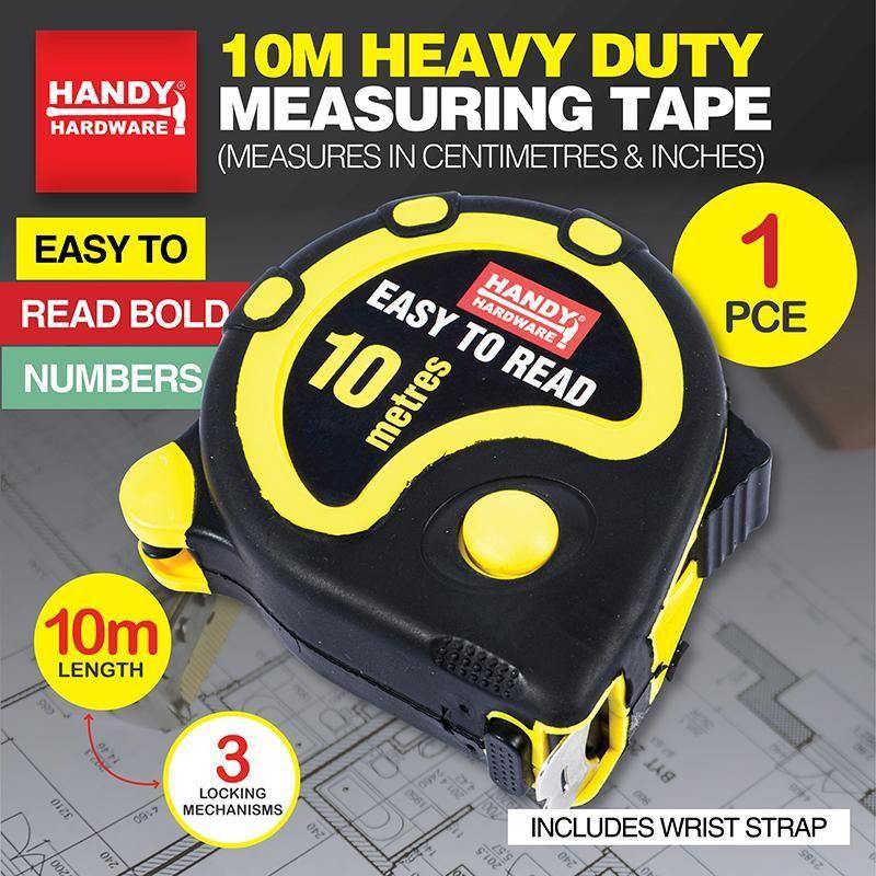 Heavy Duty Tape Measure - 10m - The Base Warehouse