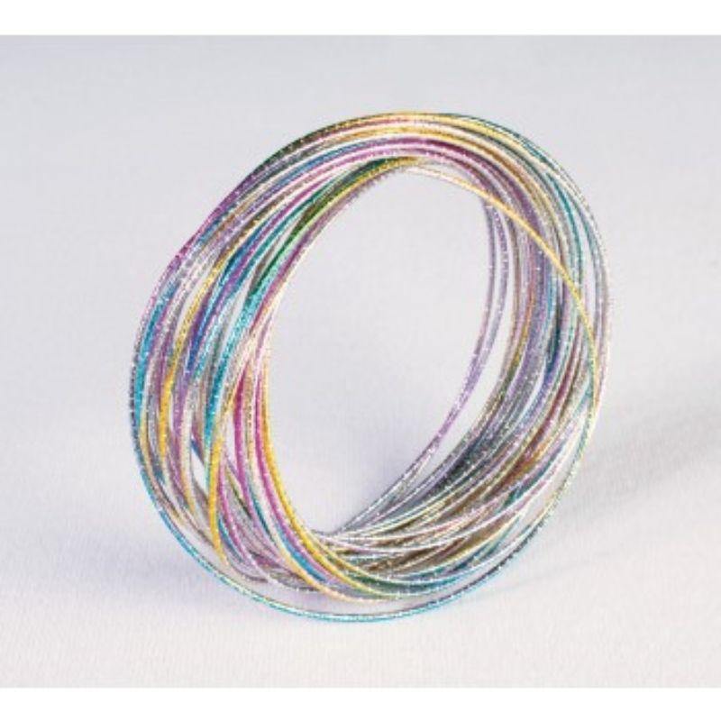 Adult Disco Rainbow Bangle Bracelets - The Base Warehouse