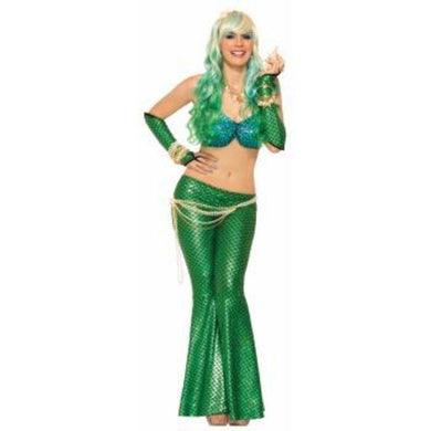 Womens Green Mermaid Leggings - The Base Warehouse