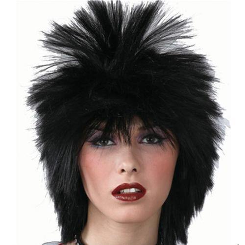 Black Spiky Bouffant Wig - The Base Warehouse