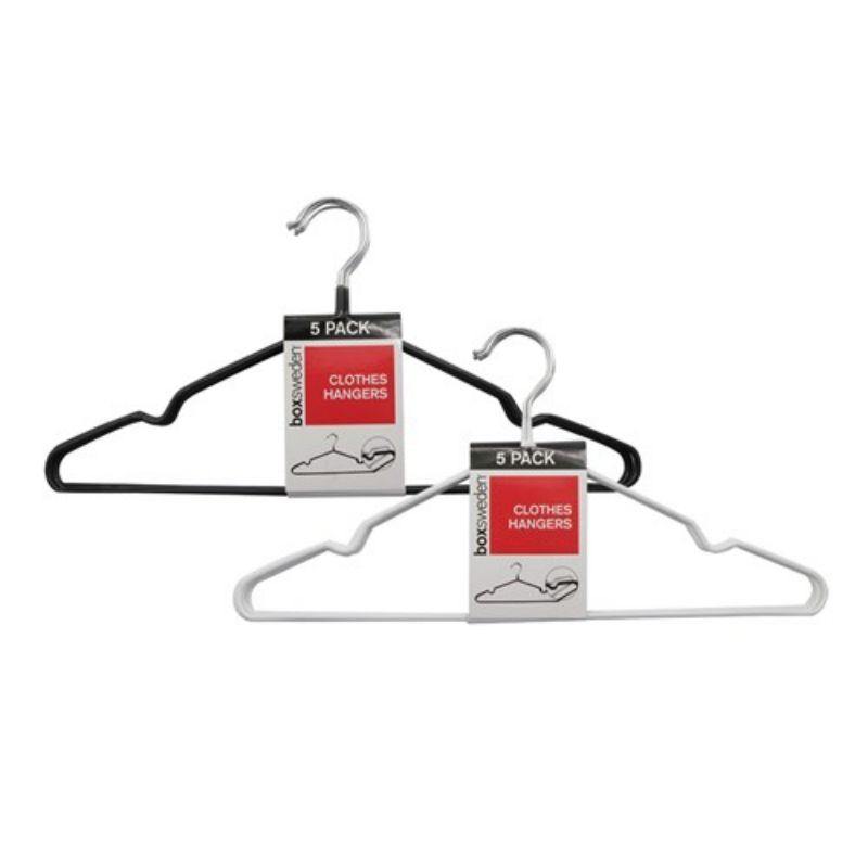 5 Pack Non Slip Metal Clothes Hangers