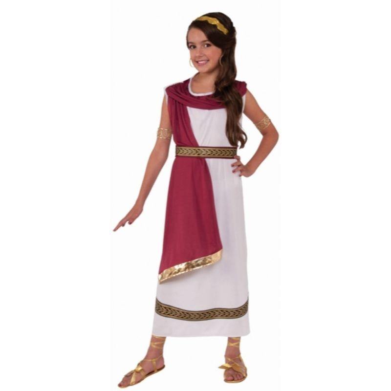 Girls Greek Goddess Costume - L
