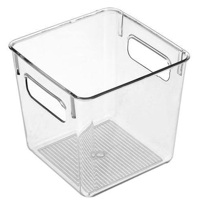 Square Crystal Storage Container - 15cm - The Base Warehouse