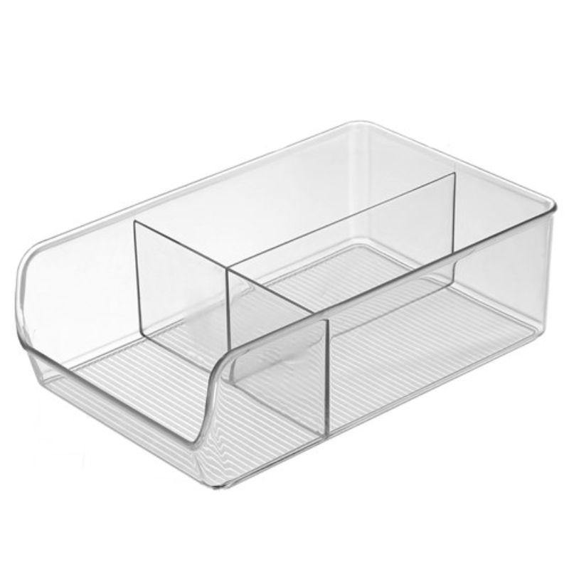 3 Compartment Crystal Storage Container - 21cm x 19cm x 15cm - The Base Warehouse