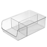 Load image into Gallery viewer, 3 Compartment Crystal Storage Container - 21cm x 19cm x 15cm - The Base Warehouse
