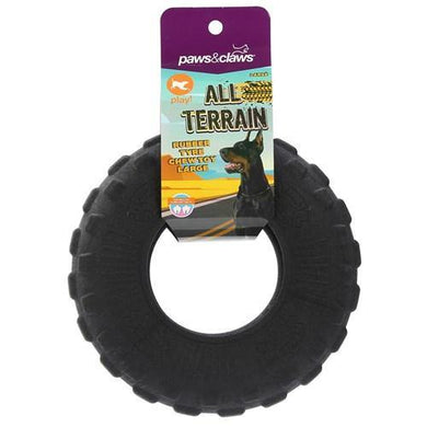 Large Terrain Rubber Type Chew Toy - 21cm x 5.5cm - The Base Warehouse