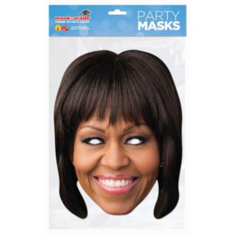 Adult Michelle Obama Paper Mask
