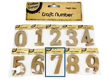 Natural Craft Number 7 - 15cm - The Base Warehouse