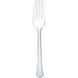 Load image into Gallery viewer, 20 Pack Heavy Weight Clear Plastic Forks - The Base Warehouse
