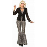Load image into Gallery viewer, Womens Black Disco Sequin Blazer - Std - The Base Warehouse
