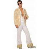 Load image into Gallery viewer, Mens White Disco Pants - Standard - The Base Warehouse
