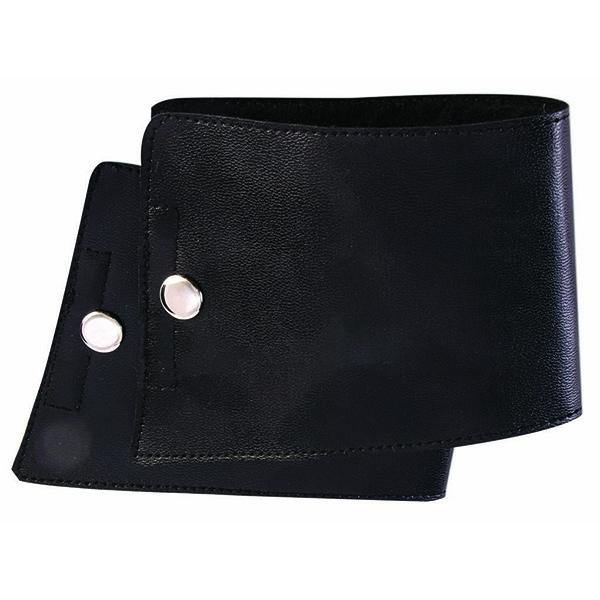 Black Leatherette Wrist Cuffs - The Base Warehouse