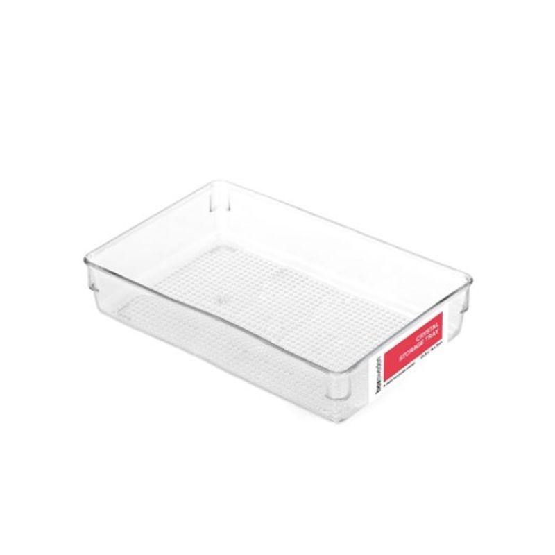 Crystal Storage Tray - 24.5cm x 16cm x 5cm - The Base Warehouse
