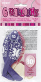 Load image into Gallery viewer, 6 Pack 30th Glitz Pink Latex Balloons - 30cm - The Base Warehouse
